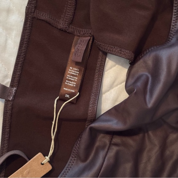 Skims Wet Jersey Scoop Bralette Cocoa Brown 2XL NEW WITH TAGS - Picture 4 of 8